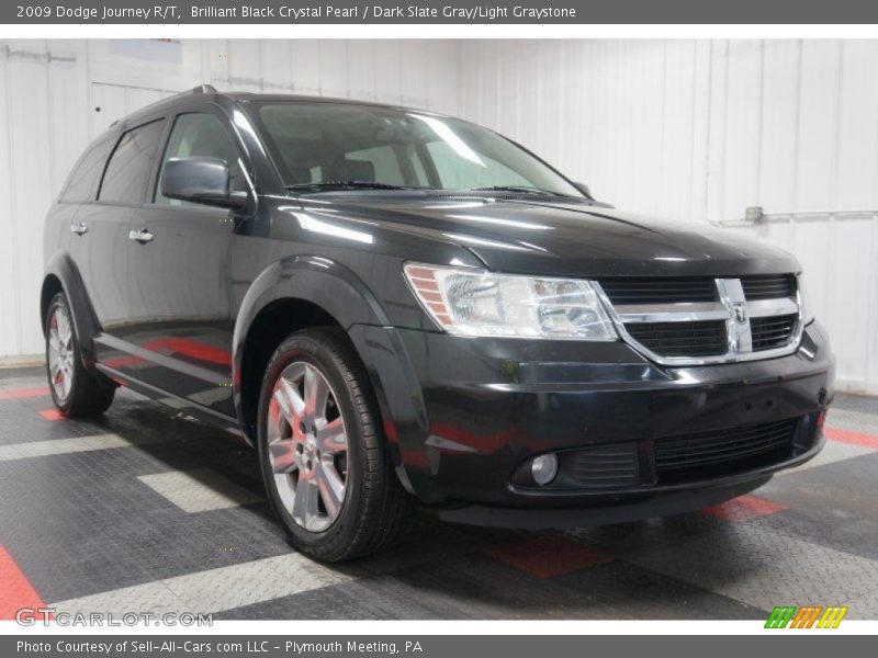Brilliant Black Crystal Pearl / Dark Slate Gray/Light Graystone 2009 Dodge Journey R/T