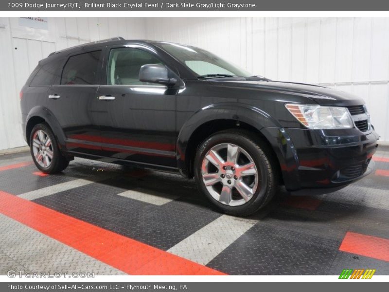 Brilliant Black Crystal Pearl / Dark Slate Gray/Light Graystone 2009 Dodge Journey R/T