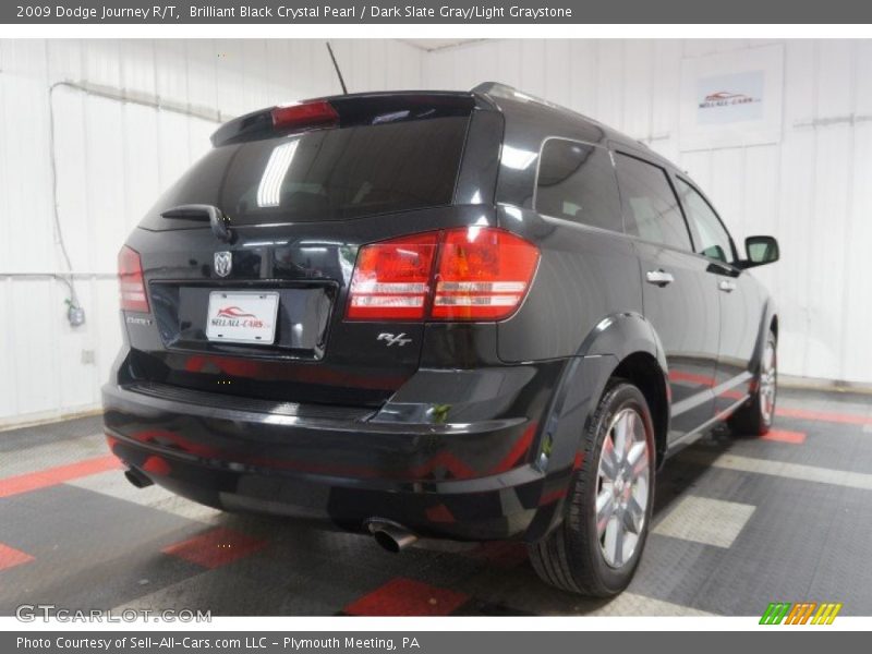Brilliant Black Crystal Pearl / Dark Slate Gray/Light Graystone 2009 Dodge Journey R/T