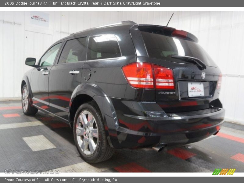 Brilliant Black Crystal Pearl / Dark Slate Gray/Light Graystone 2009 Dodge Journey R/T