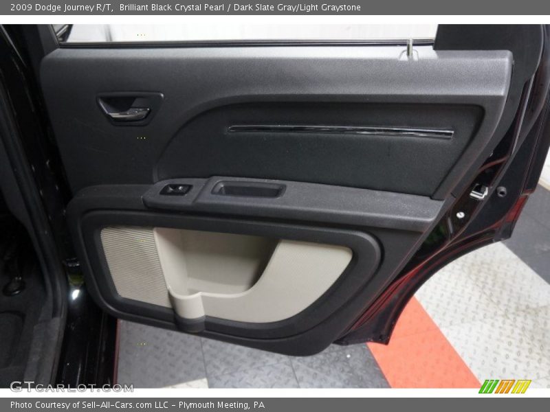 Brilliant Black Crystal Pearl / Dark Slate Gray/Light Graystone 2009 Dodge Journey R/T