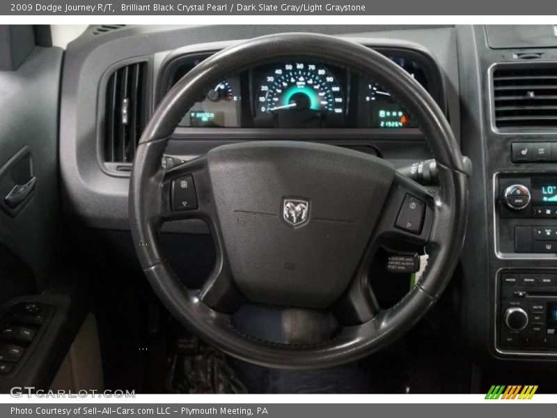 Brilliant Black Crystal Pearl / Dark Slate Gray/Light Graystone 2009 Dodge Journey R/T