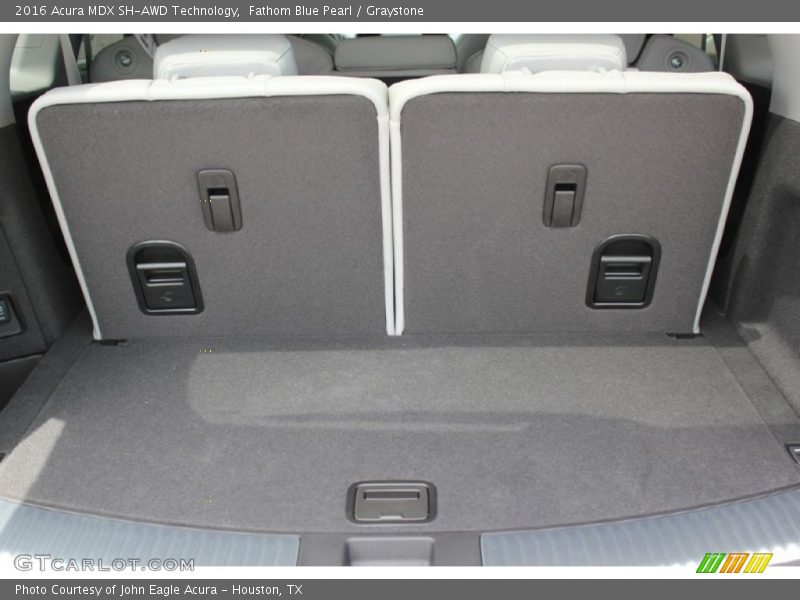 Fathom Blue Pearl / Graystone 2016 Acura MDX SH-AWD Technology