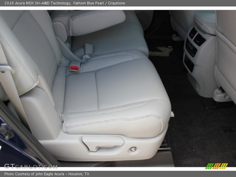 Fathom Blue Pearl / Graystone 2016 Acura MDX SH-AWD Technology