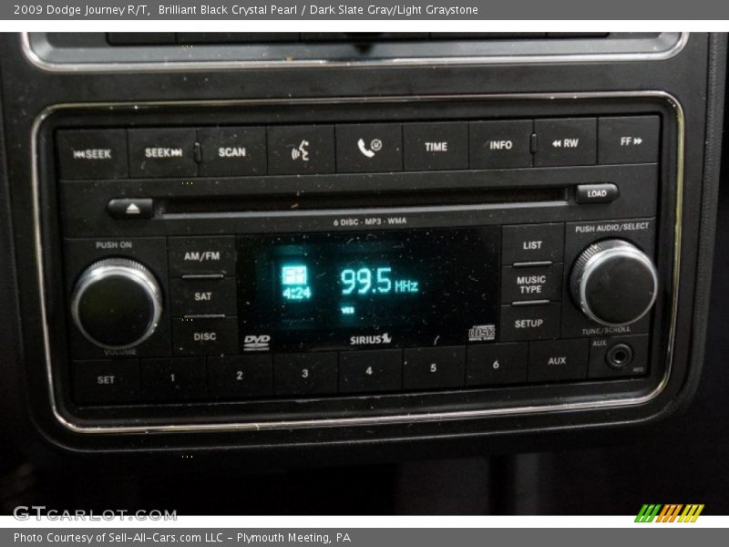 Brilliant Black Crystal Pearl / Dark Slate Gray/Light Graystone 2009 Dodge Journey R/T