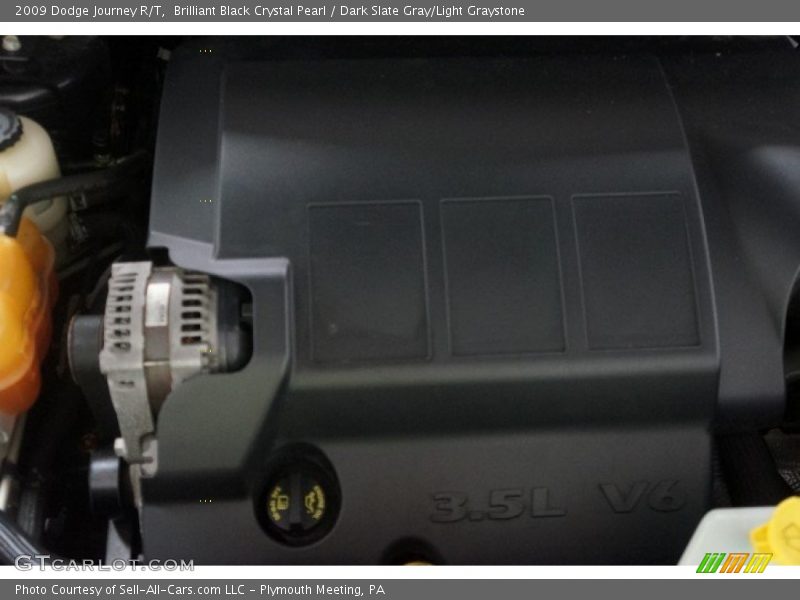 Brilliant Black Crystal Pearl / Dark Slate Gray/Light Graystone 2009 Dodge Journey R/T