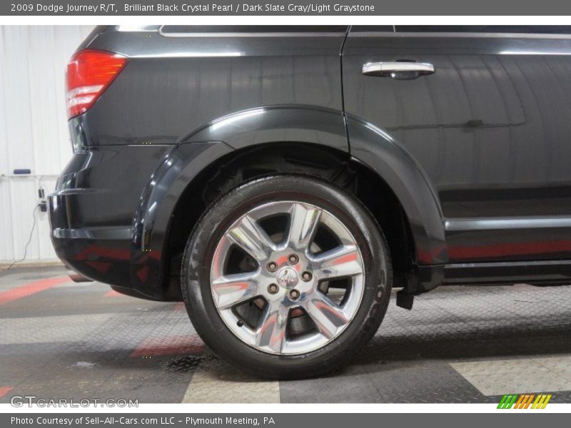 Brilliant Black Crystal Pearl / Dark Slate Gray/Light Graystone 2009 Dodge Journey R/T