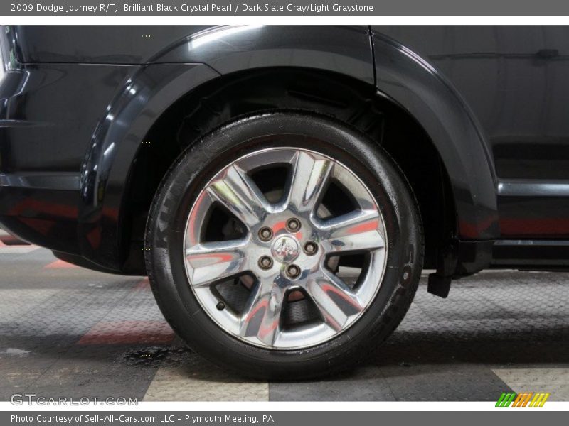 Brilliant Black Crystal Pearl / Dark Slate Gray/Light Graystone 2009 Dodge Journey R/T