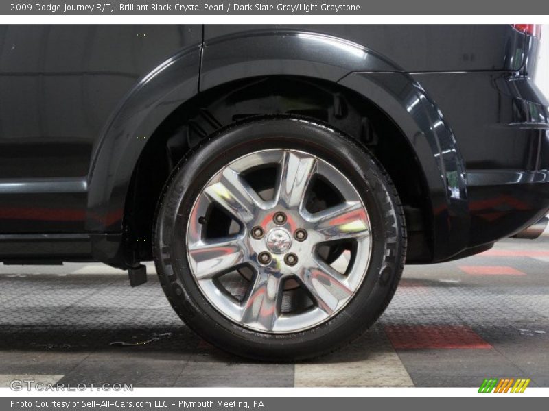 Brilliant Black Crystal Pearl / Dark Slate Gray/Light Graystone 2009 Dodge Journey R/T