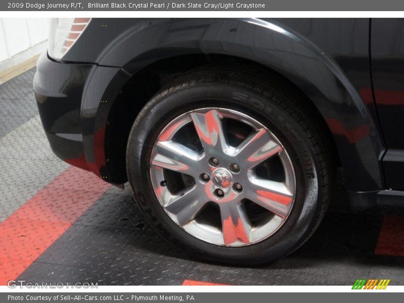 Brilliant Black Crystal Pearl / Dark Slate Gray/Light Graystone 2009 Dodge Journey R/T