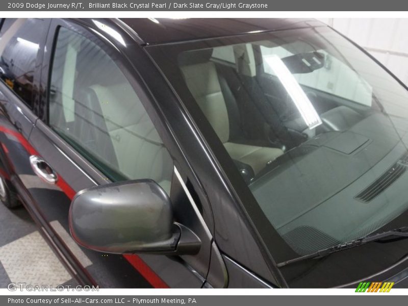 Brilliant Black Crystal Pearl / Dark Slate Gray/Light Graystone 2009 Dodge Journey R/T