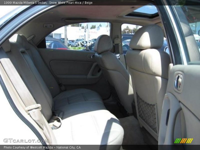 Snow White Pearl Mica / Beige 1999 Mazda Millenia S Sedan