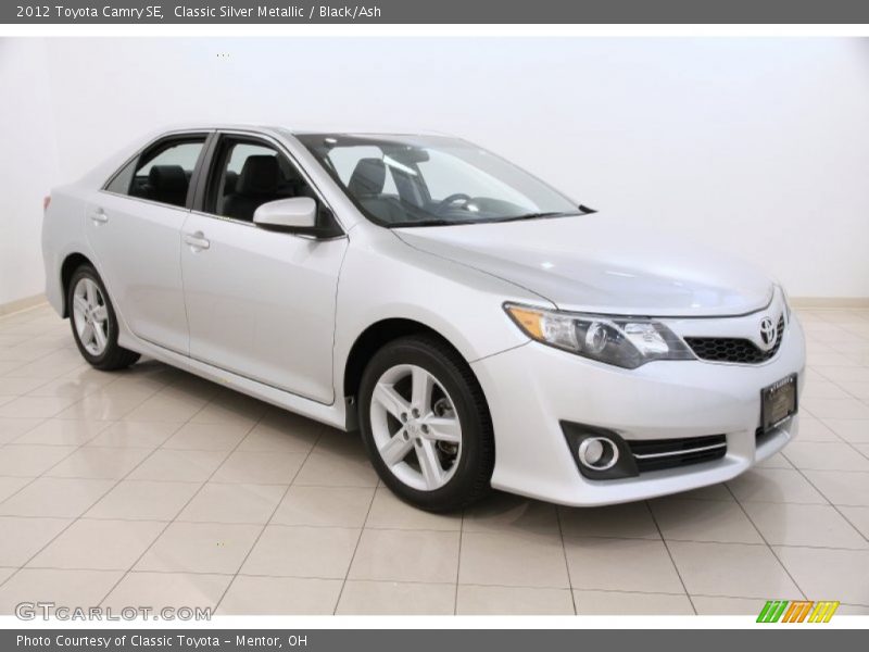 Classic Silver Metallic / Black/Ash 2012 Toyota Camry SE