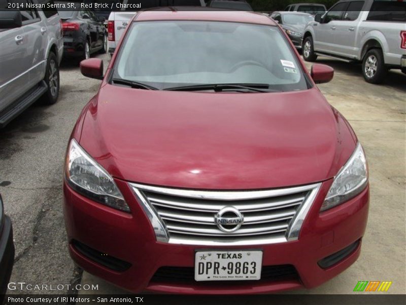 Red Brick / Charcoal 2014 Nissan Sentra SR