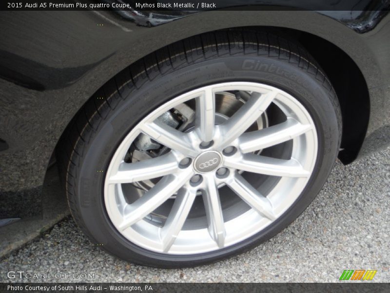 Mythos Black Metallic / Black 2015 Audi A5 Premium Plus quattro Coupe