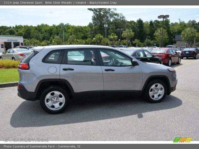 Billet Silver Metallic / Iceland - Black/Iceland Gray 2014 Jeep Cherokee Sport