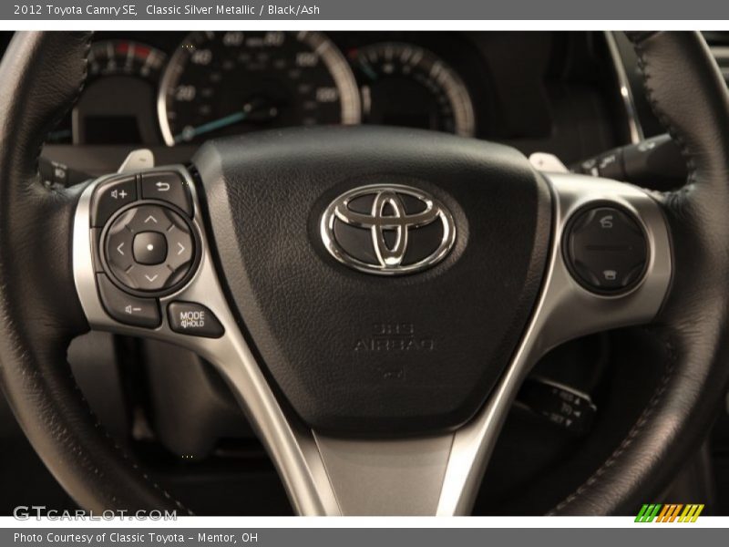 Classic Silver Metallic / Black/Ash 2012 Toyota Camry SE