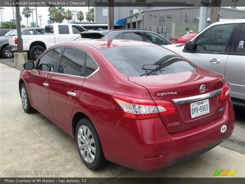 Red Brick / Charcoal 2014 Nissan Sentra SR
