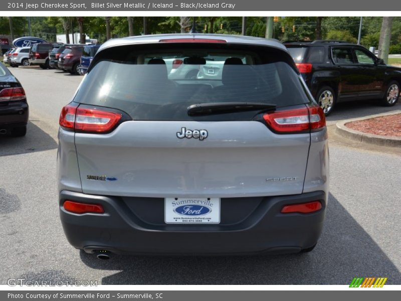 Billet Silver Metallic / Iceland - Black/Iceland Gray 2014 Jeep Cherokee Sport