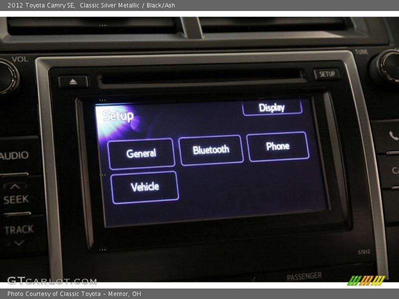 Classic Silver Metallic / Black/Ash 2012 Toyota Camry SE