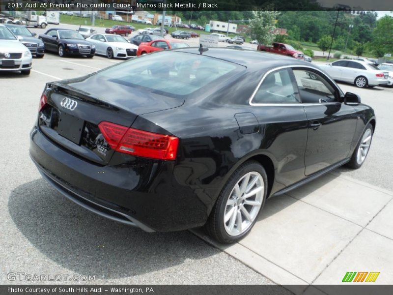 Mythos Black Metallic / Black 2015 Audi A5 Premium Plus quattro Coupe