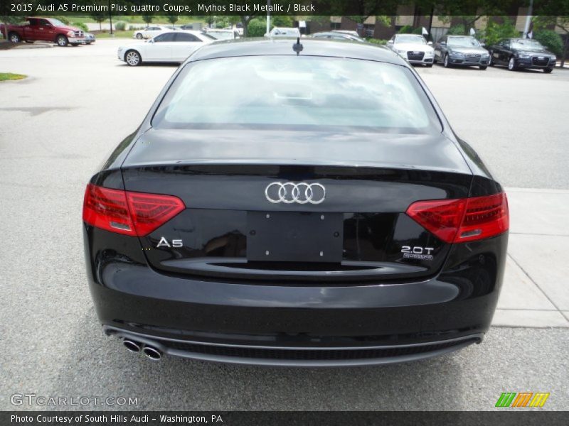 Mythos Black Metallic / Black 2015 Audi A5 Premium Plus quattro Coupe