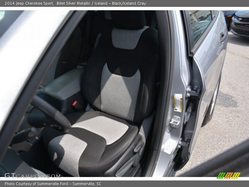 Billet Silver Metallic / Iceland - Black/Iceland Gray 2014 Jeep Cherokee Sport