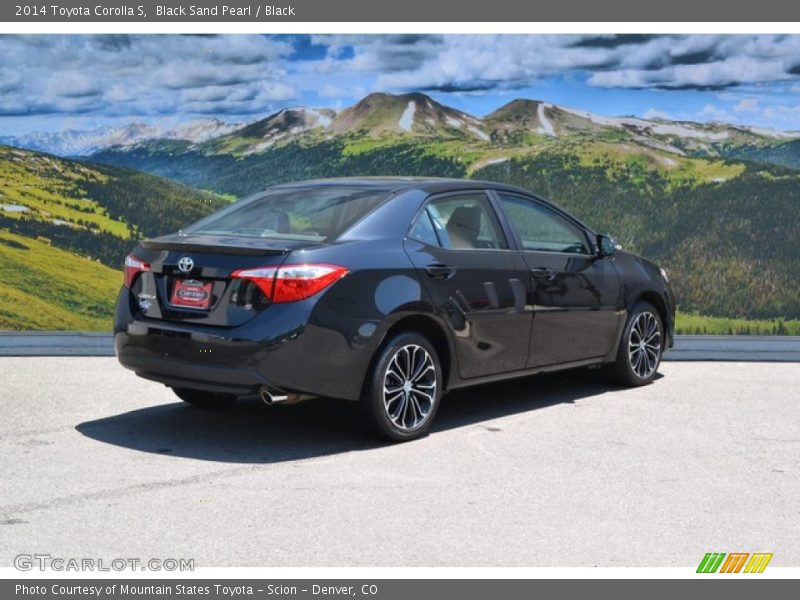 Black Sand Pearl / Black 2014 Toyota Corolla S