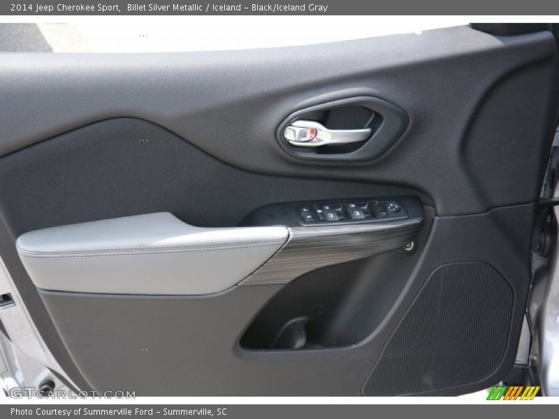 Billet Silver Metallic / Iceland - Black/Iceland Gray 2014 Jeep Cherokee Sport