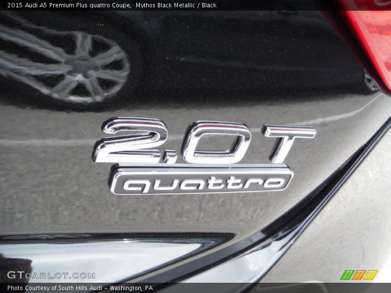Mythos Black Metallic / Black 2015 Audi A5 Premium Plus quattro Coupe
