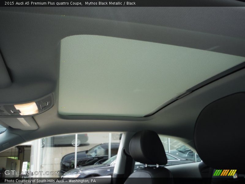 Mythos Black Metallic / Black 2015 Audi A5 Premium Plus quattro Coupe