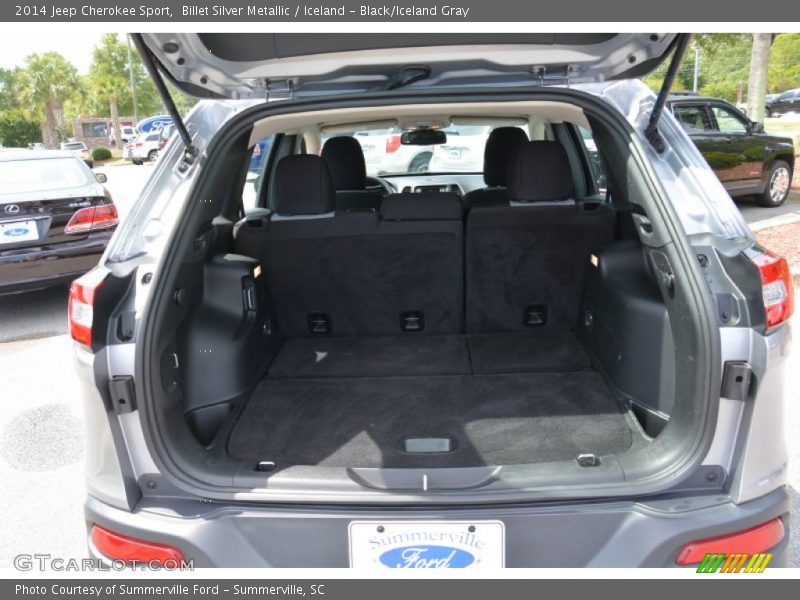 Billet Silver Metallic / Iceland - Black/Iceland Gray 2014 Jeep Cherokee Sport