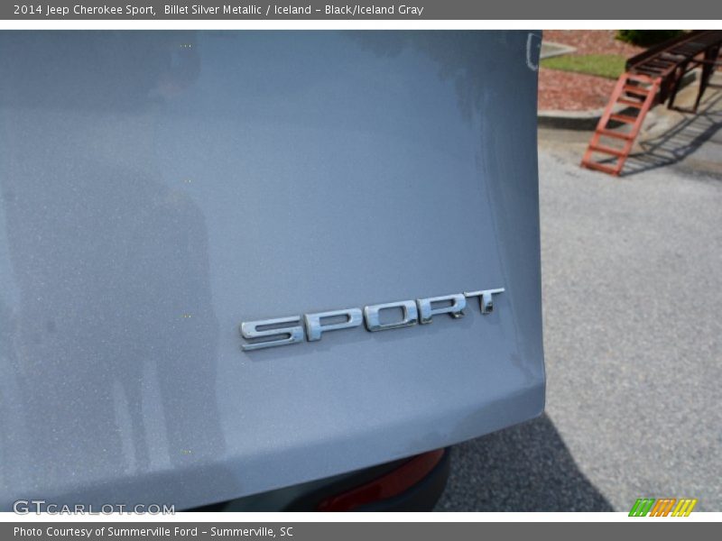 Billet Silver Metallic / Iceland - Black/Iceland Gray 2014 Jeep Cherokee Sport
