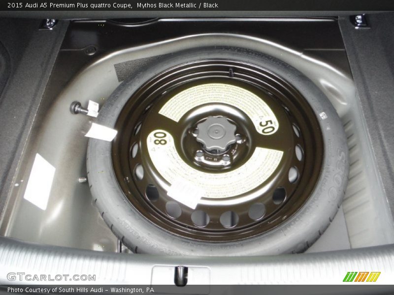 Mythos Black Metallic / Black 2015 Audi A5 Premium Plus quattro Coupe