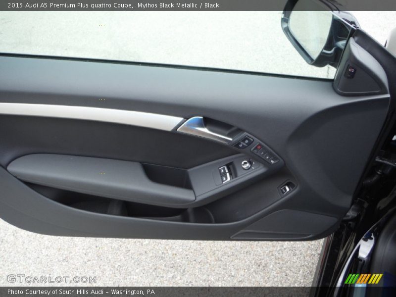 Mythos Black Metallic / Black 2015 Audi A5 Premium Plus quattro Coupe