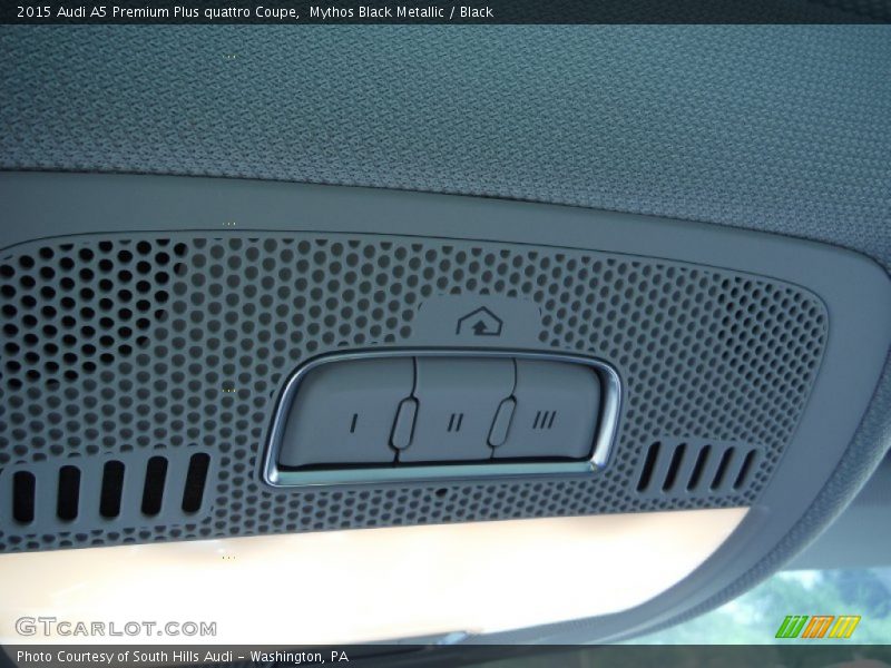 Mythos Black Metallic / Black 2015 Audi A5 Premium Plus quattro Coupe