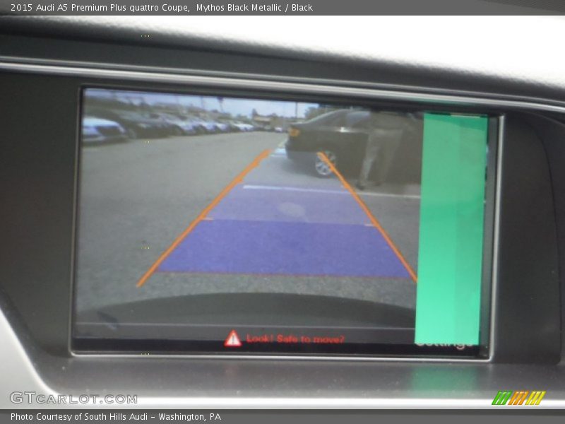Mythos Black Metallic / Black 2015 Audi A5 Premium Plus quattro Coupe