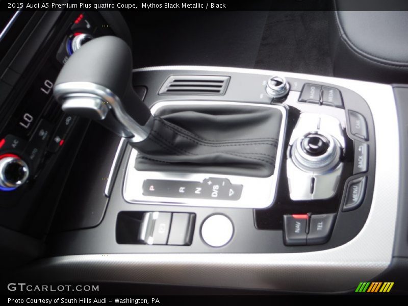 Mythos Black Metallic / Black 2015 Audi A5 Premium Plus quattro Coupe