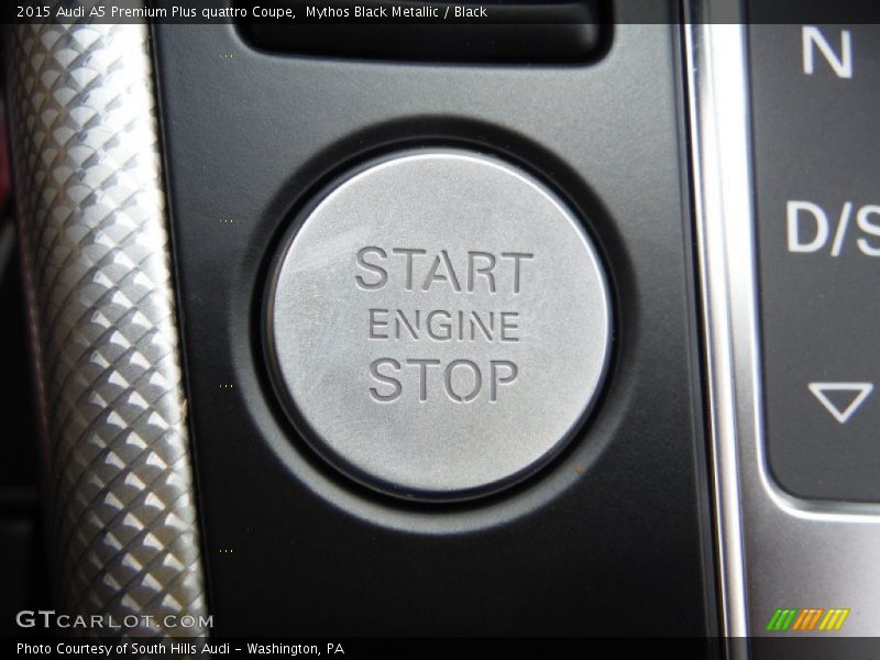 Mythos Black Metallic / Black 2015 Audi A5 Premium Plus quattro Coupe