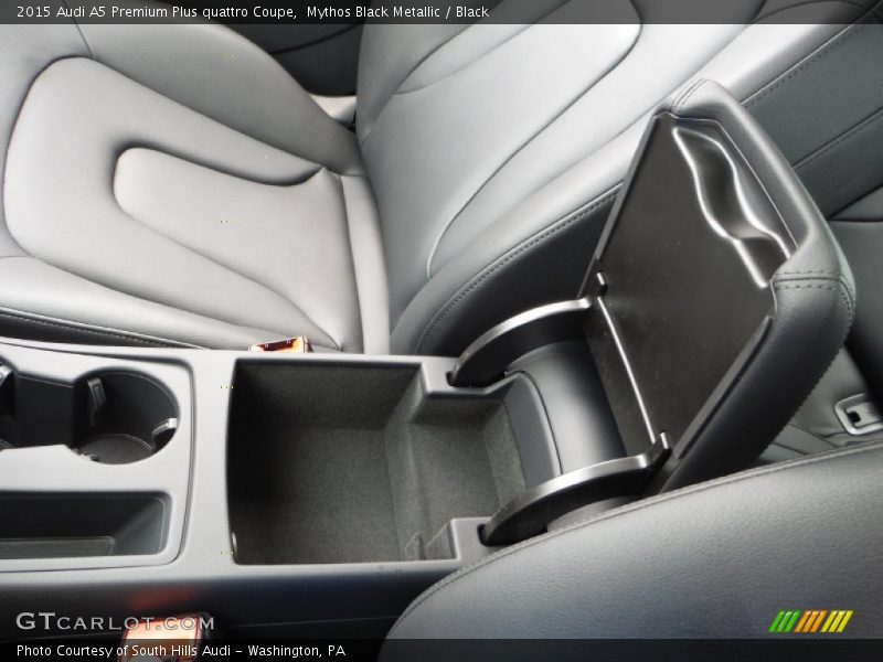 Mythos Black Metallic / Black 2015 Audi A5 Premium Plus quattro Coupe