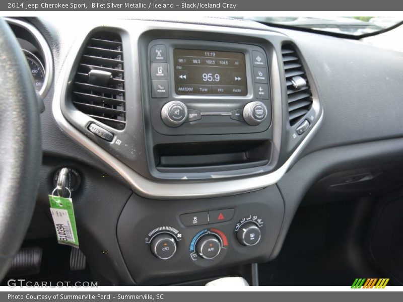 Billet Silver Metallic / Iceland - Black/Iceland Gray 2014 Jeep Cherokee Sport