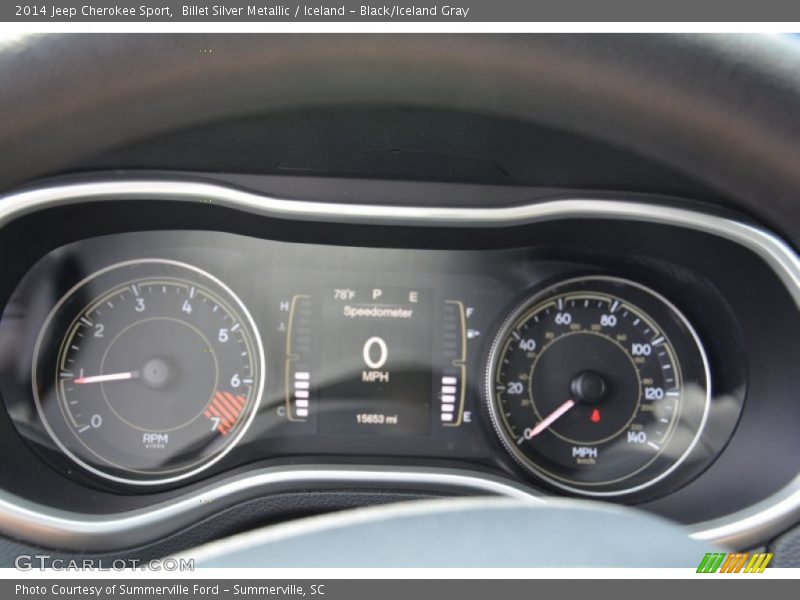 Billet Silver Metallic / Iceland - Black/Iceland Gray 2014 Jeep Cherokee Sport