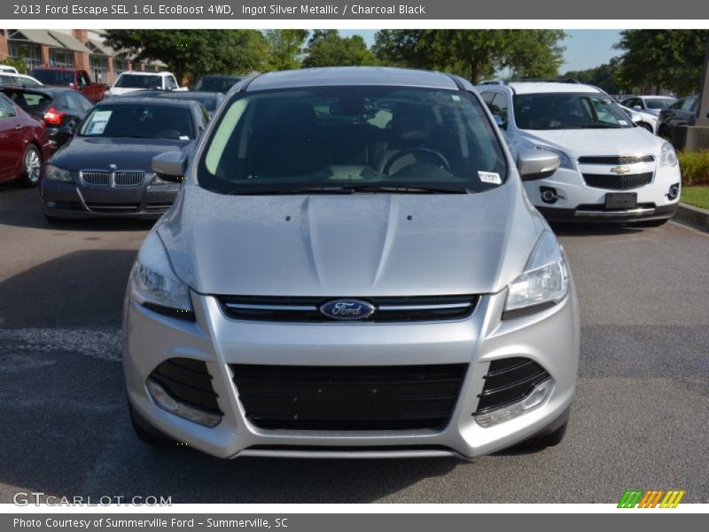Ingot Silver Metallic / Charcoal Black 2013 Ford Escape SEL 1.6L EcoBoost 4WD