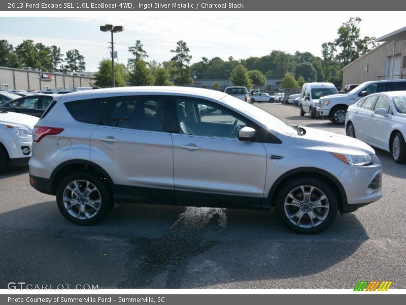 Ingot Silver Metallic / Charcoal Black 2013 Ford Escape SEL 1.6L EcoBoost 4WD