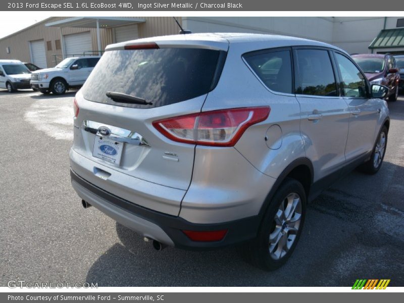 Ingot Silver Metallic / Charcoal Black 2013 Ford Escape SEL 1.6L EcoBoost 4WD