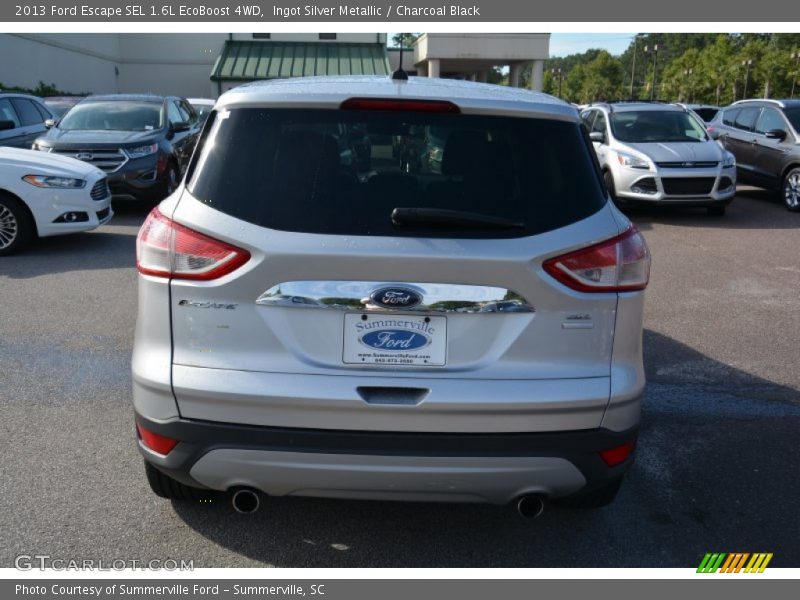 Ingot Silver Metallic / Charcoal Black 2013 Ford Escape SEL 1.6L EcoBoost 4WD