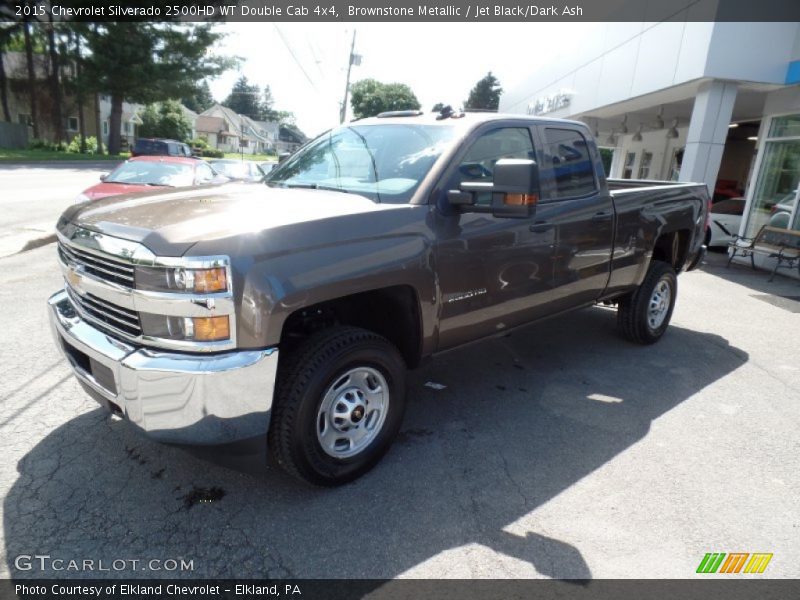 Brownstone Metallic / Jet Black/Dark Ash 2015 Chevrolet Silverado 2500HD WT Double Cab 4x4