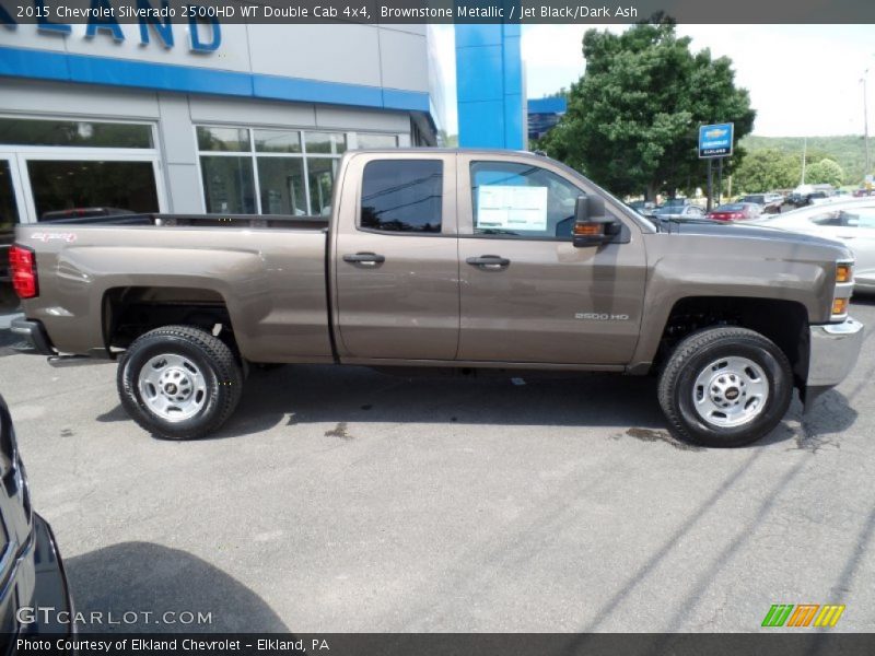 Brownstone Metallic / Jet Black/Dark Ash 2015 Chevrolet Silverado 2500HD WT Double Cab 4x4