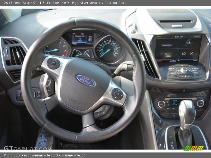Ingot Silver Metallic / Charcoal Black 2013 Ford Escape SEL 1.6L EcoBoost 4WD