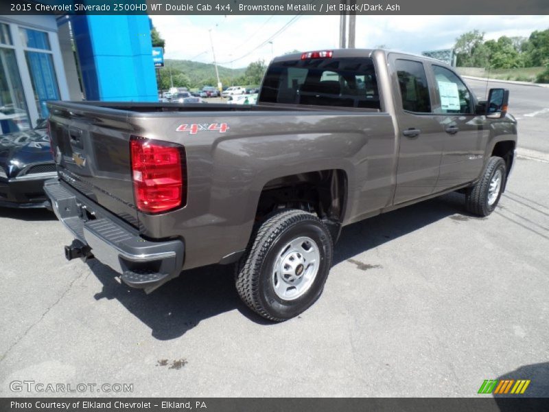 Brownstone Metallic / Jet Black/Dark Ash 2015 Chevrolet Silverado 2500HD WT Double Cab 4x4